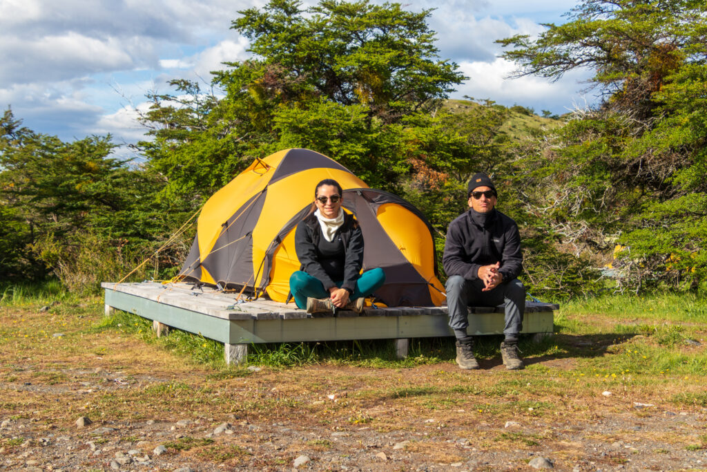 Camping in Torres del Paine