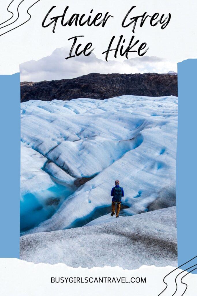 Glacier Grey Ice Hike Pinterest Pin 3