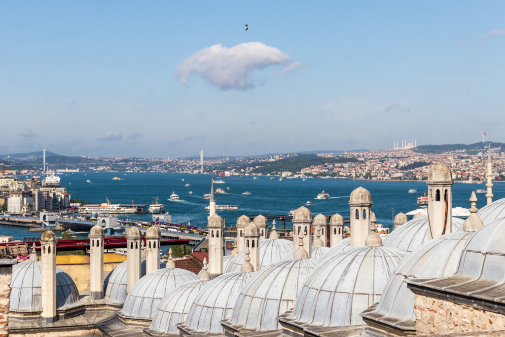 View of the Bosphorus from the Suleymaniye Mosque